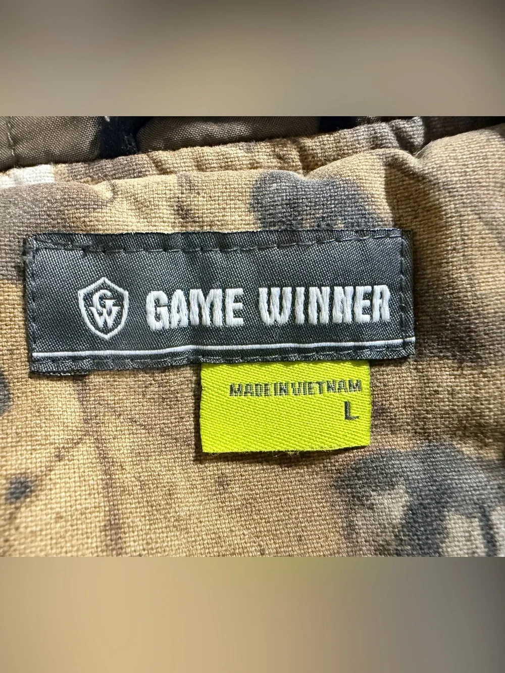 Game Winner Realtree youth camouflage hooded hunting jacket size Large